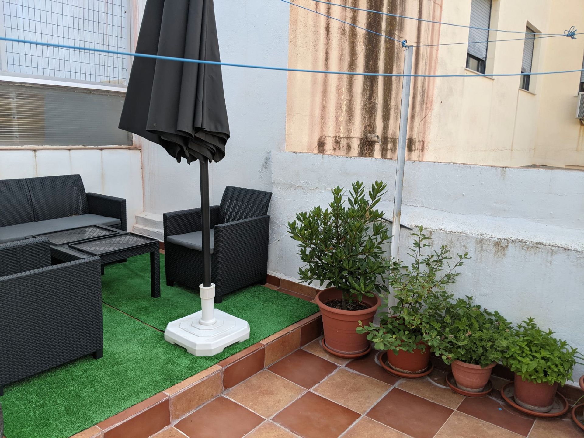 Terrassa de Casa adosada en venda en Castellón de la Plana / Castelló de la Plana amb Aire condicionat, Terrassa i Traster