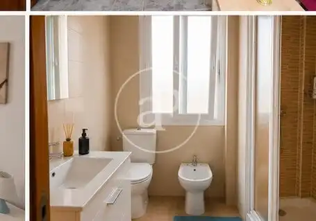 Bathroom of Flat for sale in Valencia  with Air Conditioner, Heating and Balcony