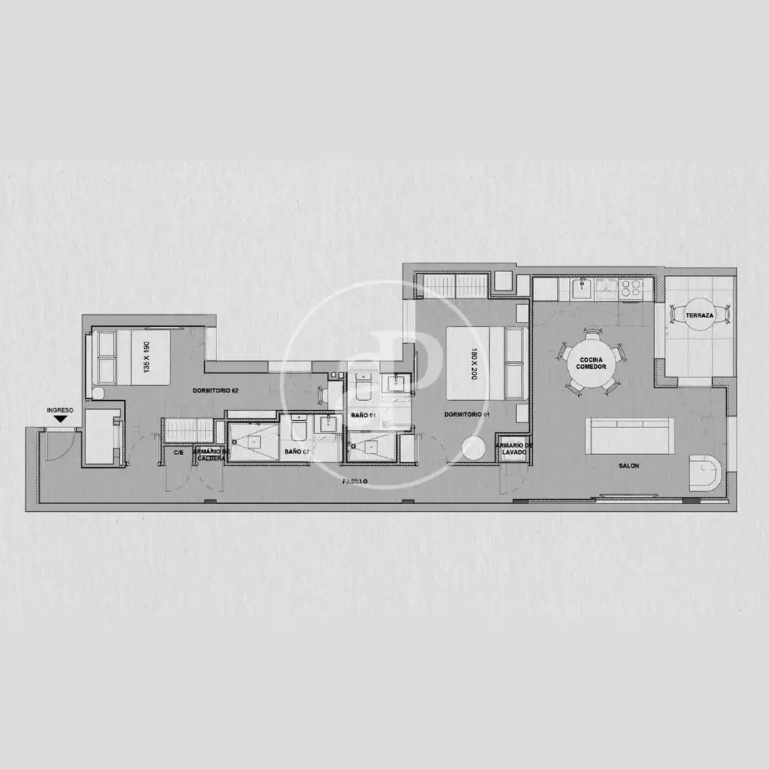 Piso con terraza en venta en Calle de Maldonado, imagen 24