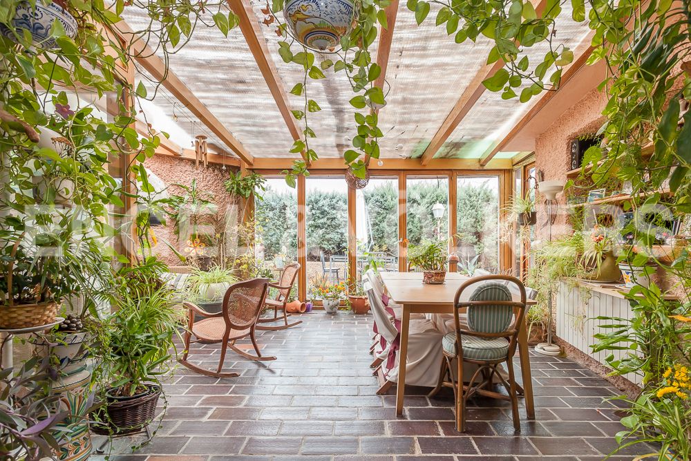 Terrace of House or chalet for sale in Ciudalcampo  with Air Conditioner, Heating and Private garden