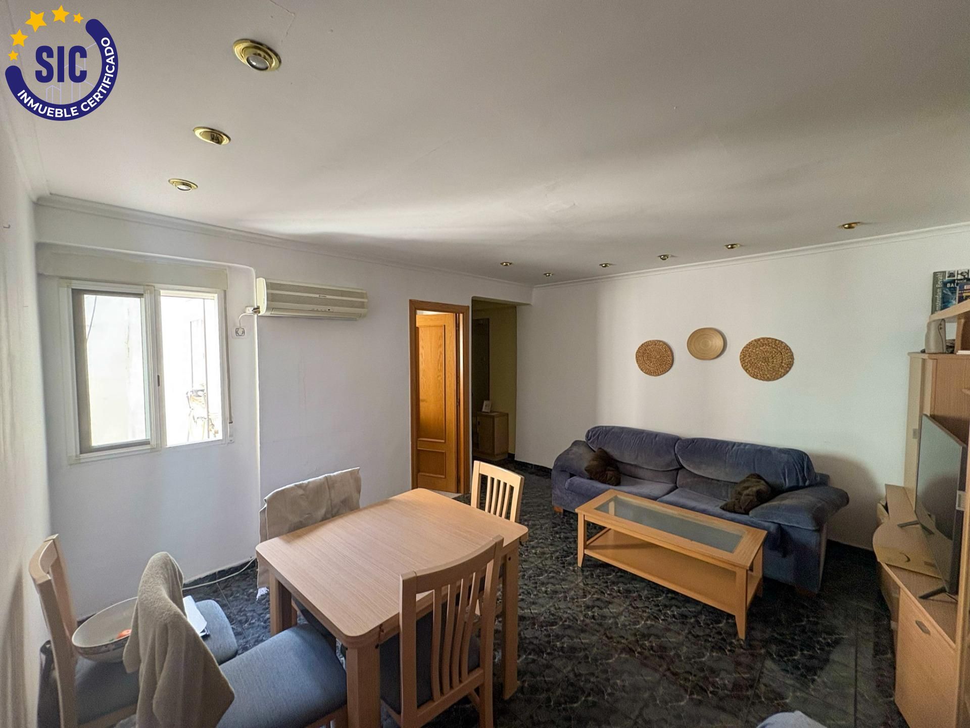 Living room of Flat for sale in  Valencia Capital  with Heating