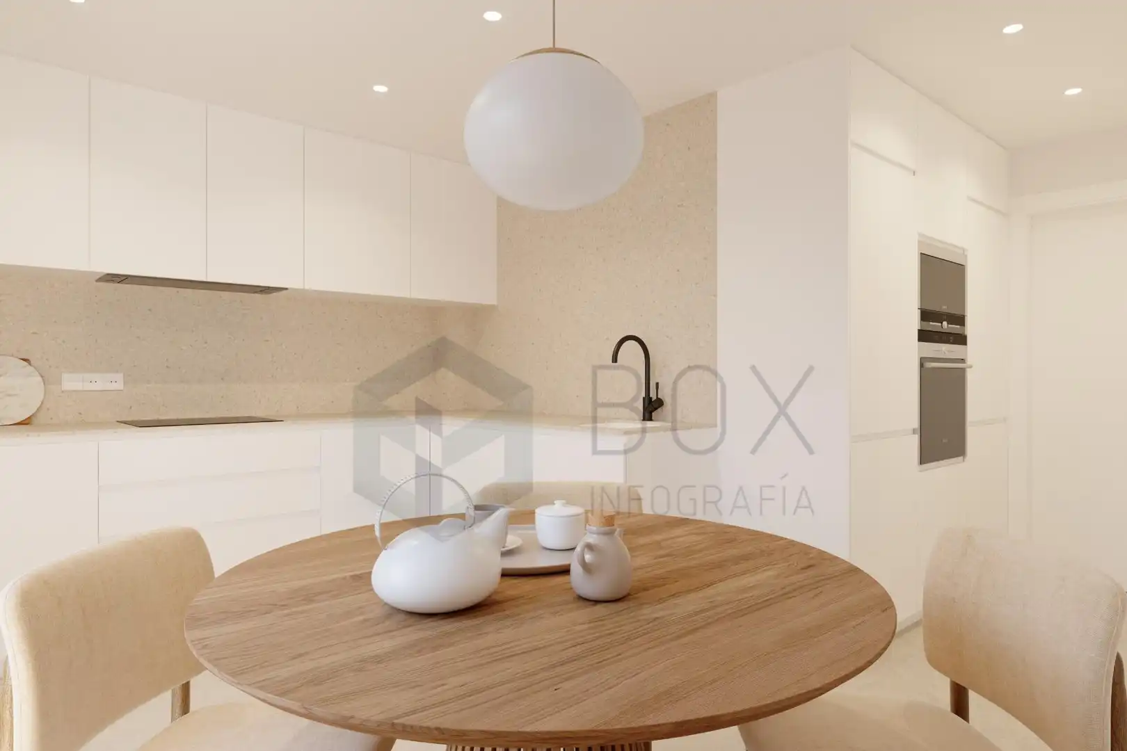Cocina de Ático en venta en Murcia con Terraza, Trastero y Balcón