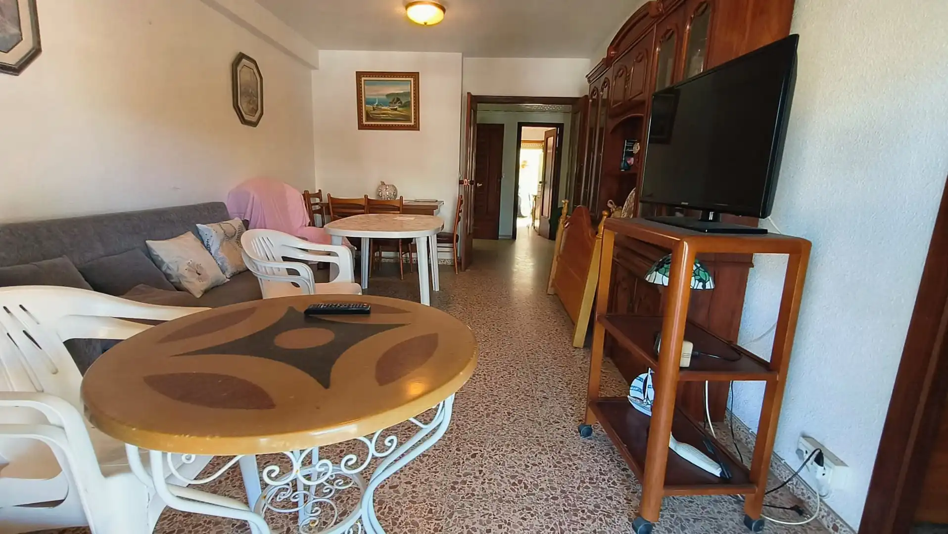 Living room of Flat for sale in Carlet  with Furnished