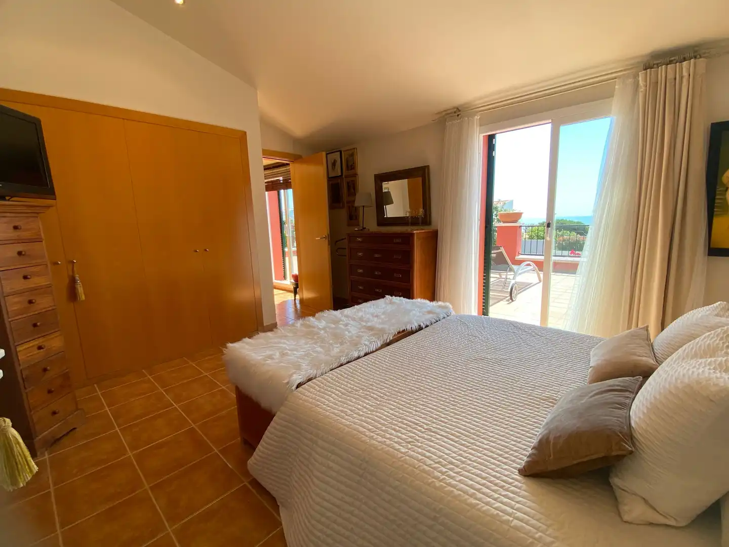 Habitación de Casa o chalet de alquiler en Sant Feliu de Guíxols con Aire acondicionado, Jardín privado y Terraza