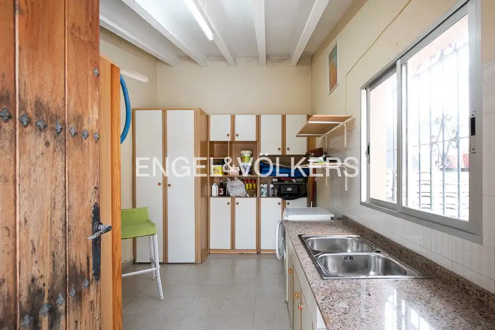 Cocina de Casa o chalet de alquiler en L'Eliana con Aire acondicionado, Calefacción y Jardín privado