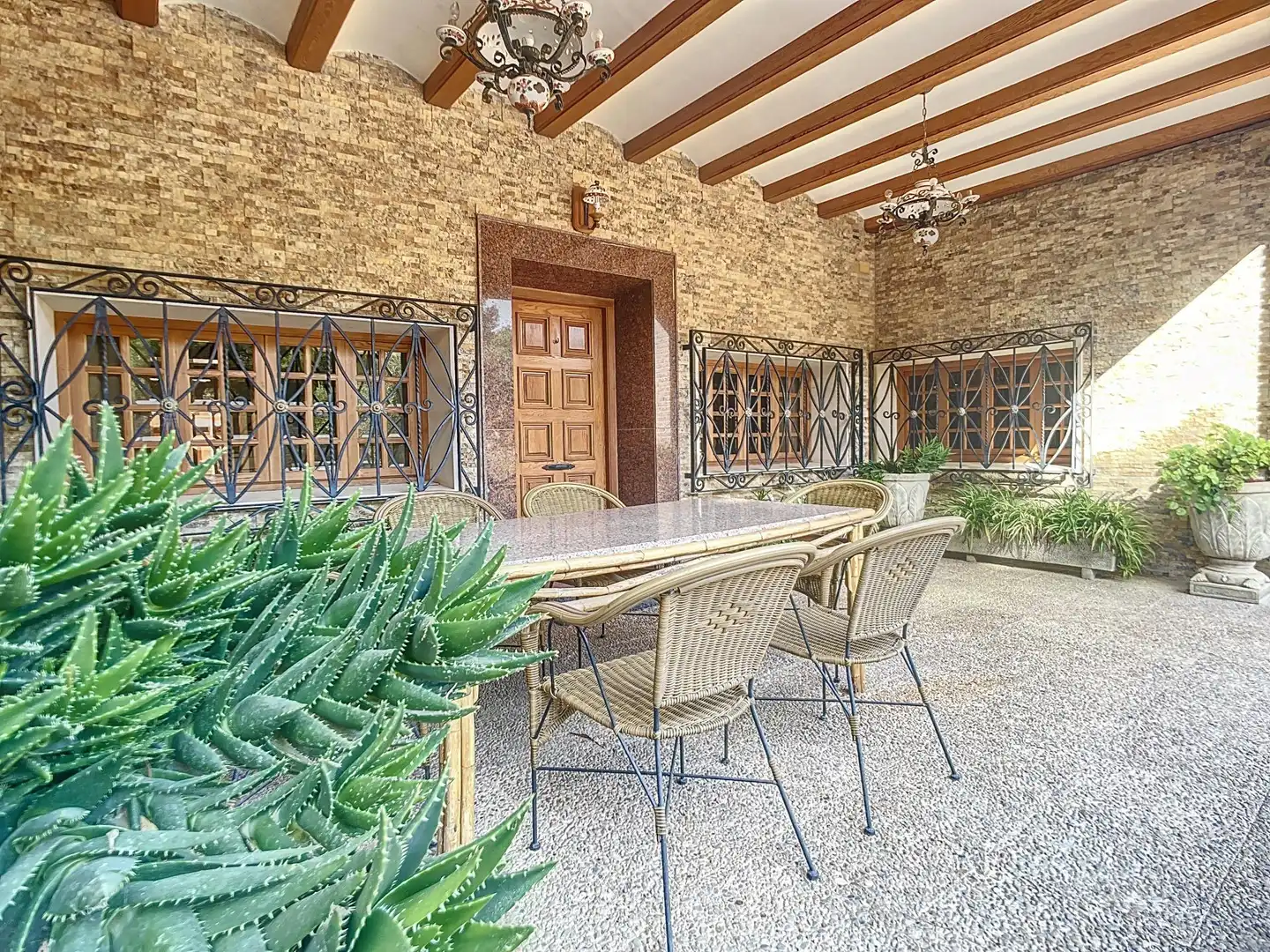 Terraza de Finca rústica en venta en Tibi con Jardín privado, Terraza y Trastero