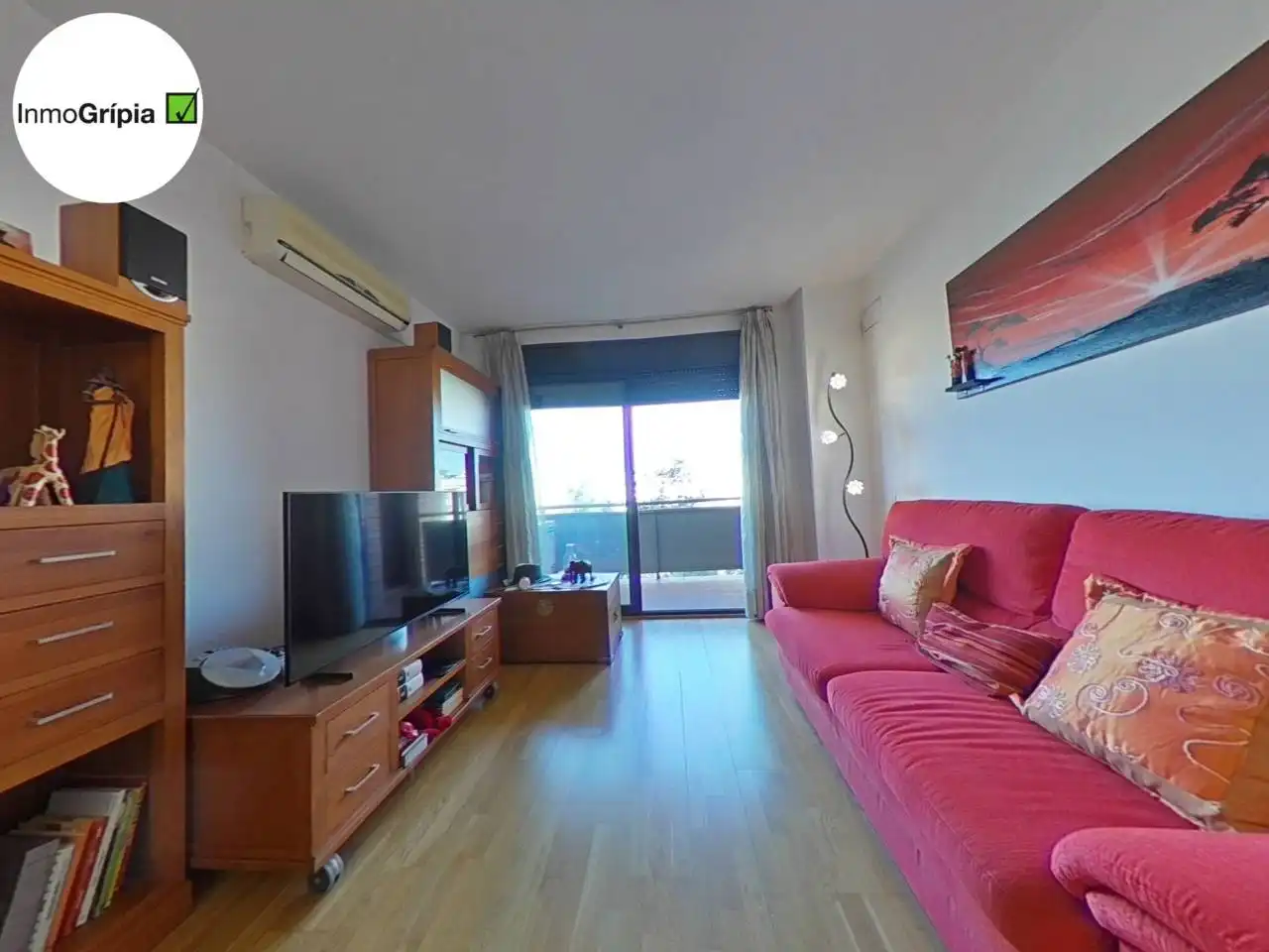 Wohnzimmer von Wohnung zum Verkauf in Terrassa mit Klimaanlage, Heizung und Parkett
