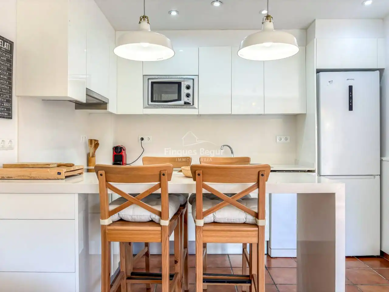 Kitchen of Apartments for sale in Begur  with Terrace, Furnished and Balcony