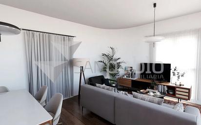 Living room of Flat for sale in Burgos Capital  with Heating, Parquet flooring and Storage room