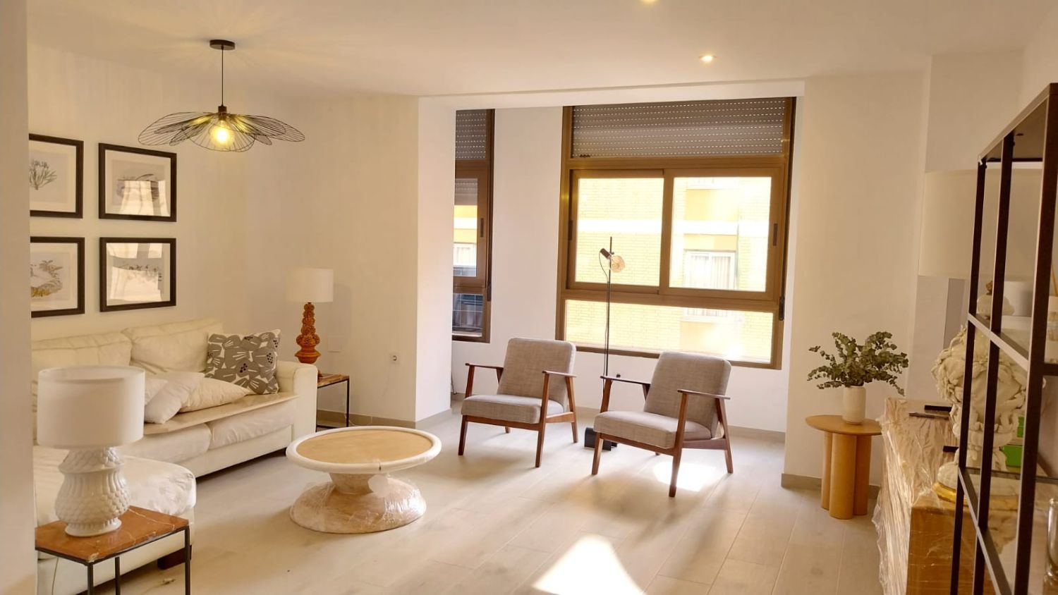 Sala de estar de Piso de alquiler en  Jaén Capital con Aire acondicionado, Calefacción y Amueblado