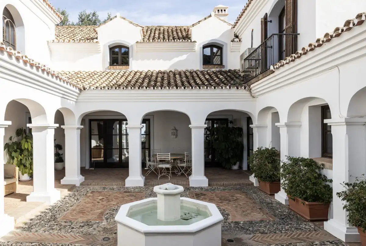 Exterior view of Detached homes for sale in Benahavís  with Air Conditioner, Terrace and Jacuzzi