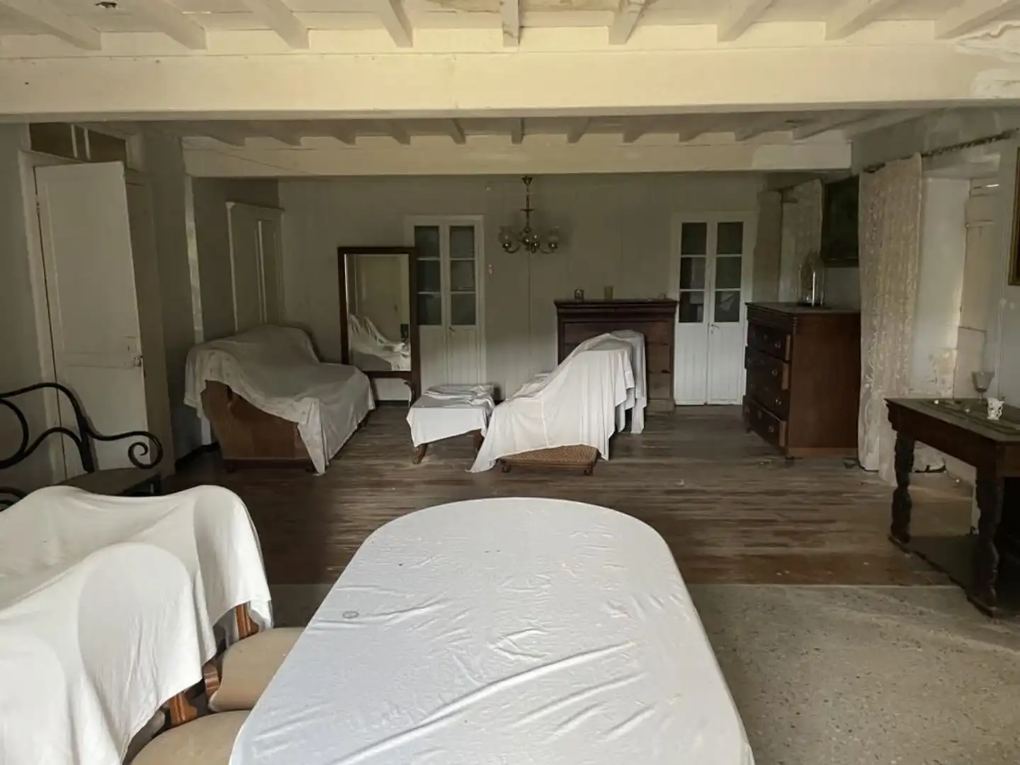 Sala de estar de Finca rústica en venta en Ortigueira con Jardín privado