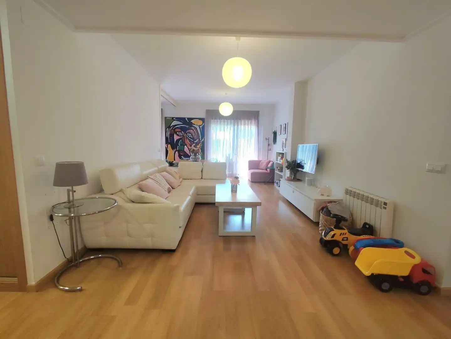 Wohnzimmer von Wohnung zum Verkauf in Murcia mit Klimaanlage und Balkon