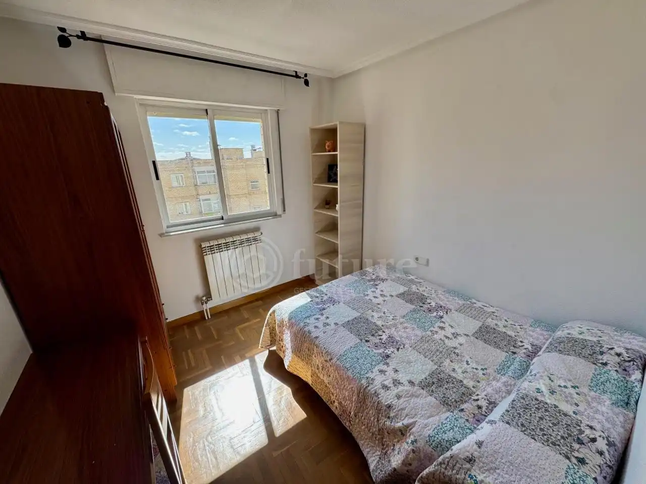 Bedroom of Flat for rent in Salamanca  with Heating, Furnished and Balcony
