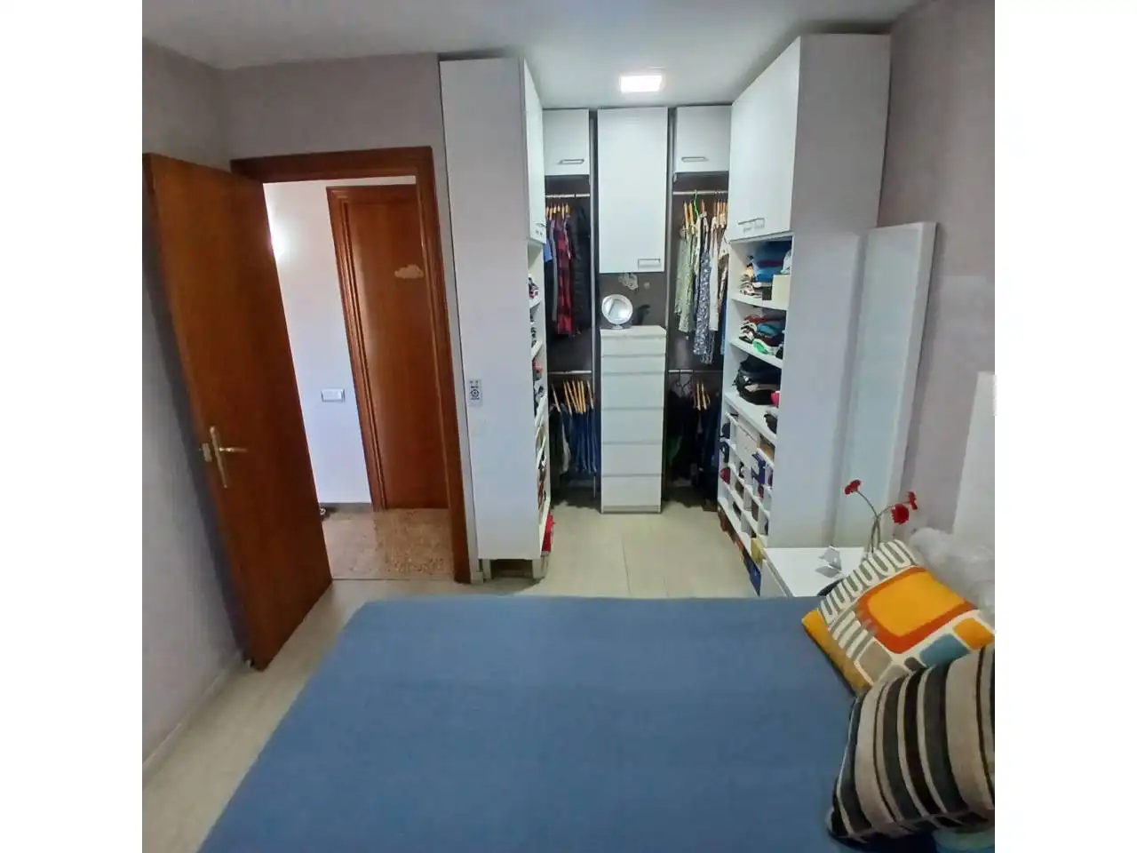 Schlafzimmer von Wohnung zum Verkauf in Terrassa mit Heizung und Balkon