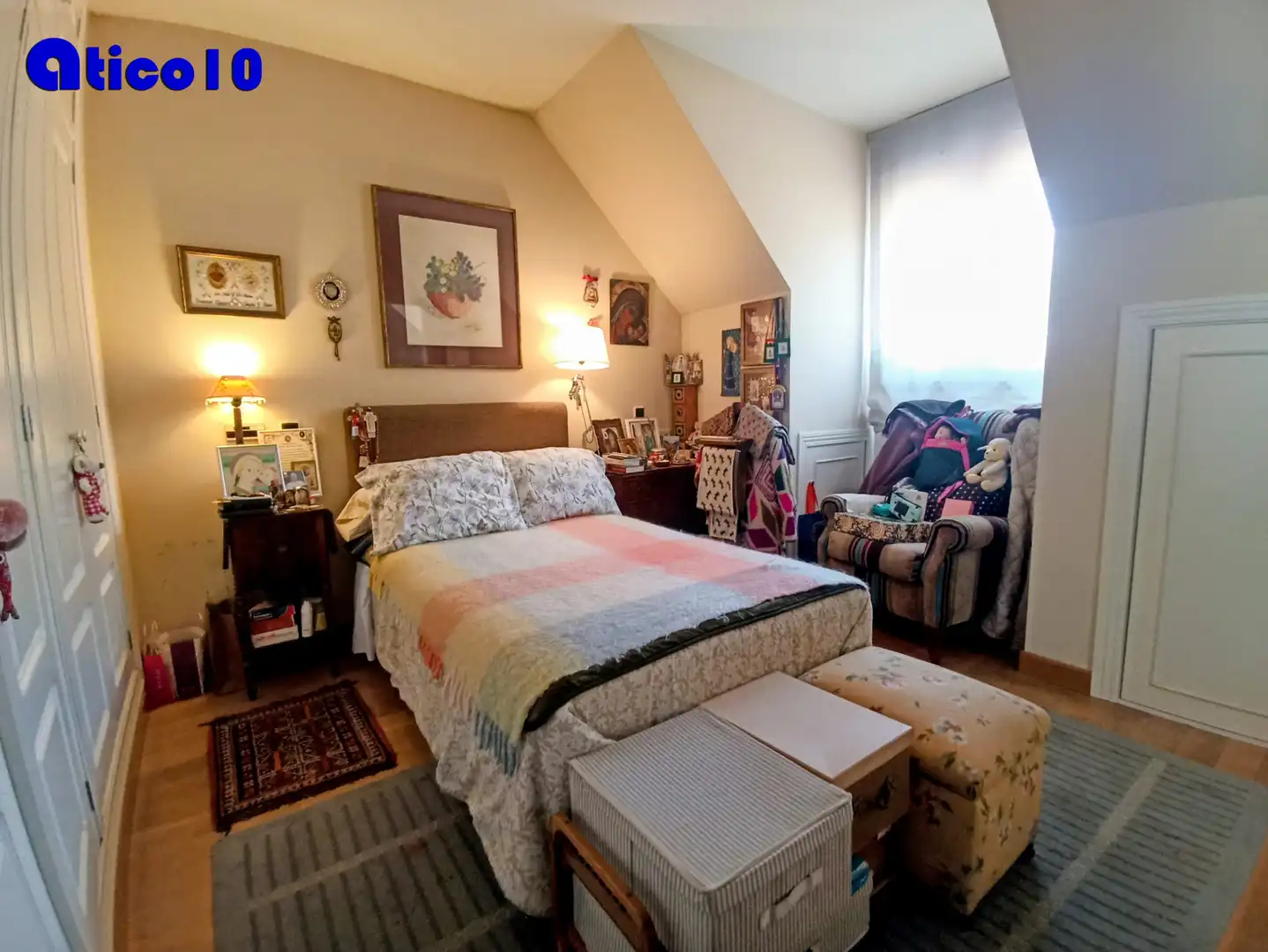 Bedroom of Attic for sale in Oviedo   with Heating, Parquet flooring and Terrace