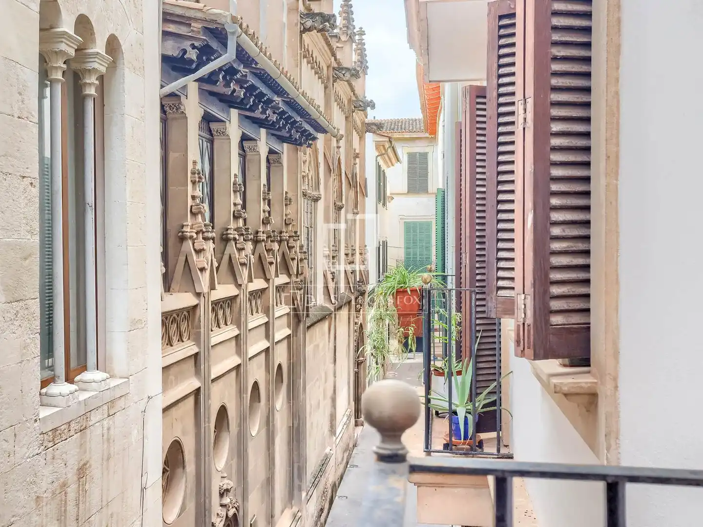 Balcony of Flat for rent in  Palma de Mallorca  with Air Conditioner, Furnished and Balcony
