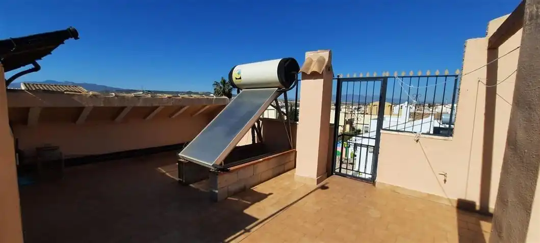Terrassa de Casa o xalet en venda en Mazarrón amb Aire condicionat, Calefacció i Jardí privat
