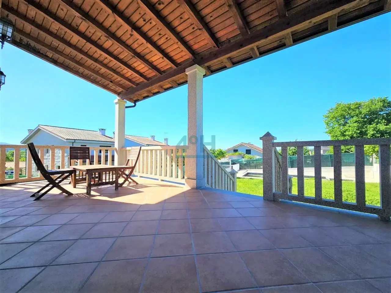 Terraza de Casa o chalet en venta en O Pereiro de Aguiar  con Calefacción, Jardín privado y Terraza