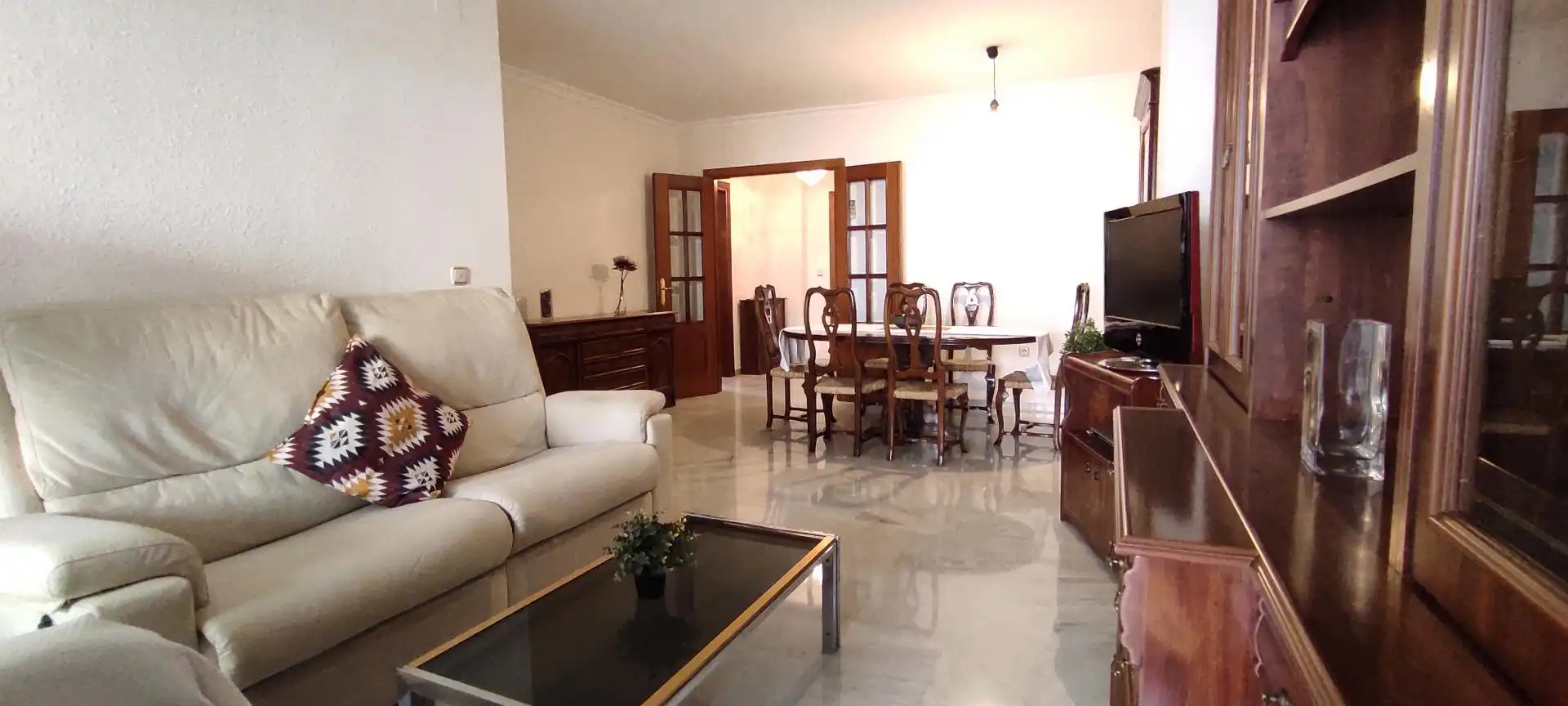 Sala de estar de Apartamento de alquiler en Málaga con Jardín privado
