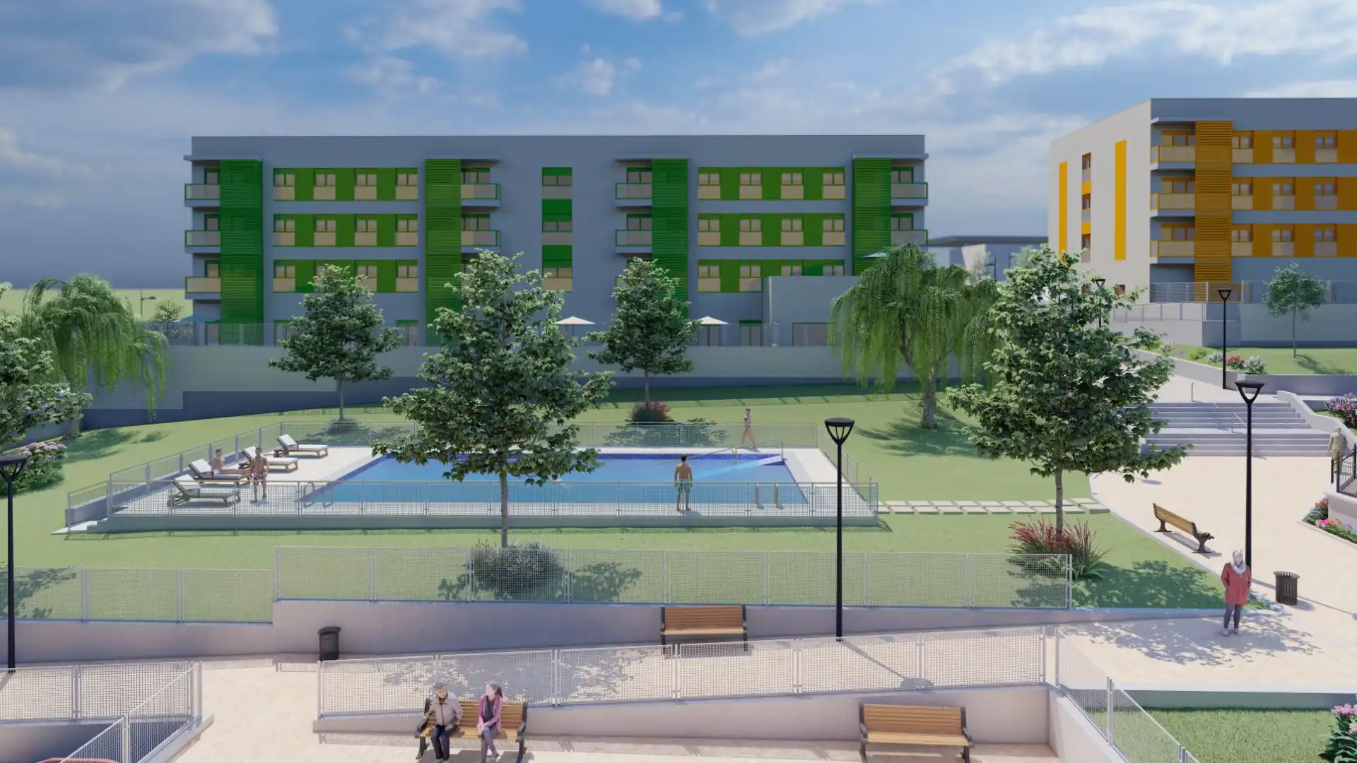 Piscina de Piso en venta en Salamanca con Calefacción, Trastero y Amueblado