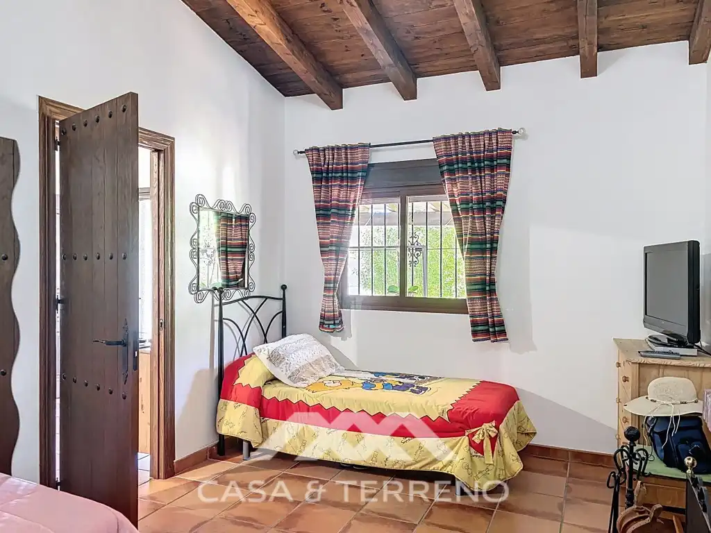 Bedroom of Country homes for sale in El Borge  with Air Conditioner and Swimming Pool
