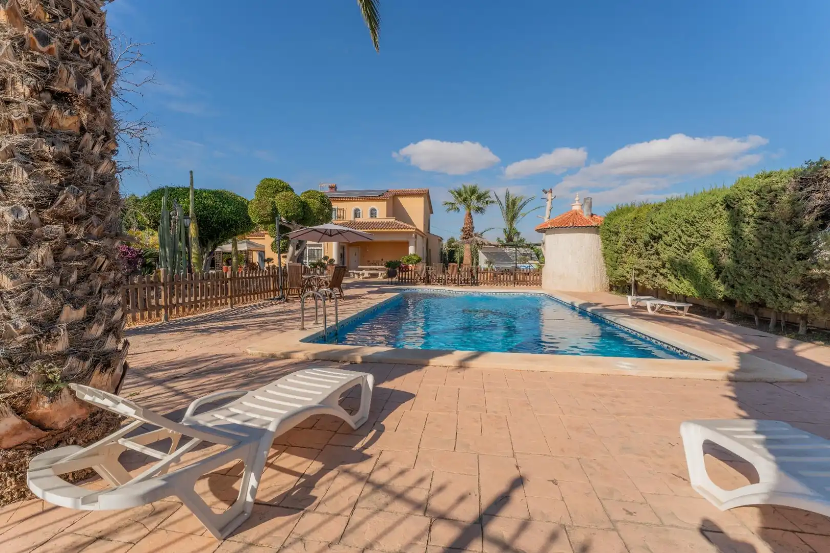 Piscina de Casa o chalet en venta en Elche / Elx con Trastero, Piscina y Balcón