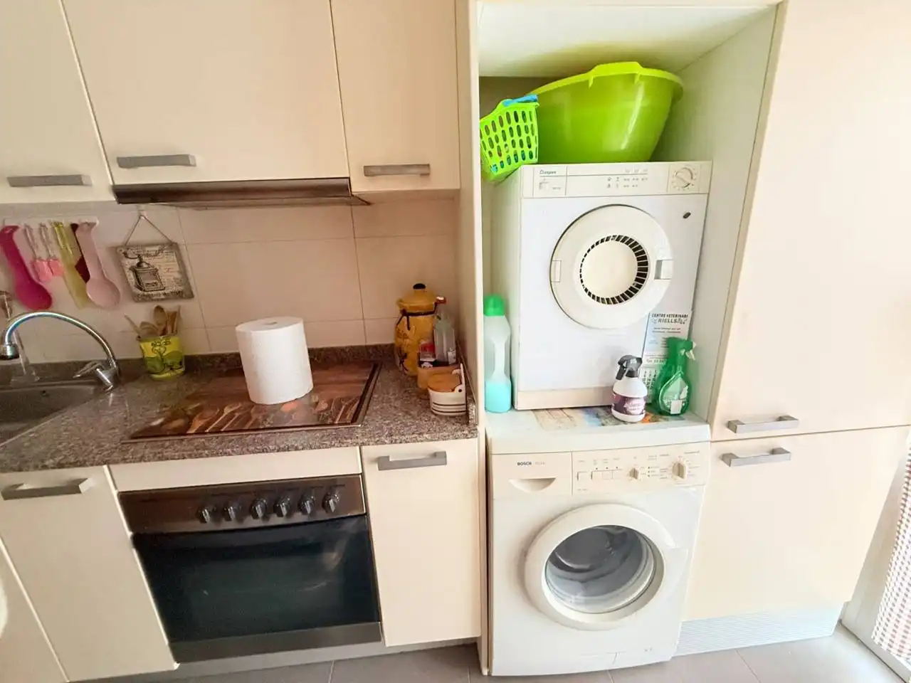 Kitchen of Flat for sale in Sant Celoni  with Heating, Furnished and Alarm