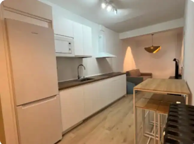 Cocina de Piso de alquiler en Cuenca con Calefacción, Amueblado y Horno