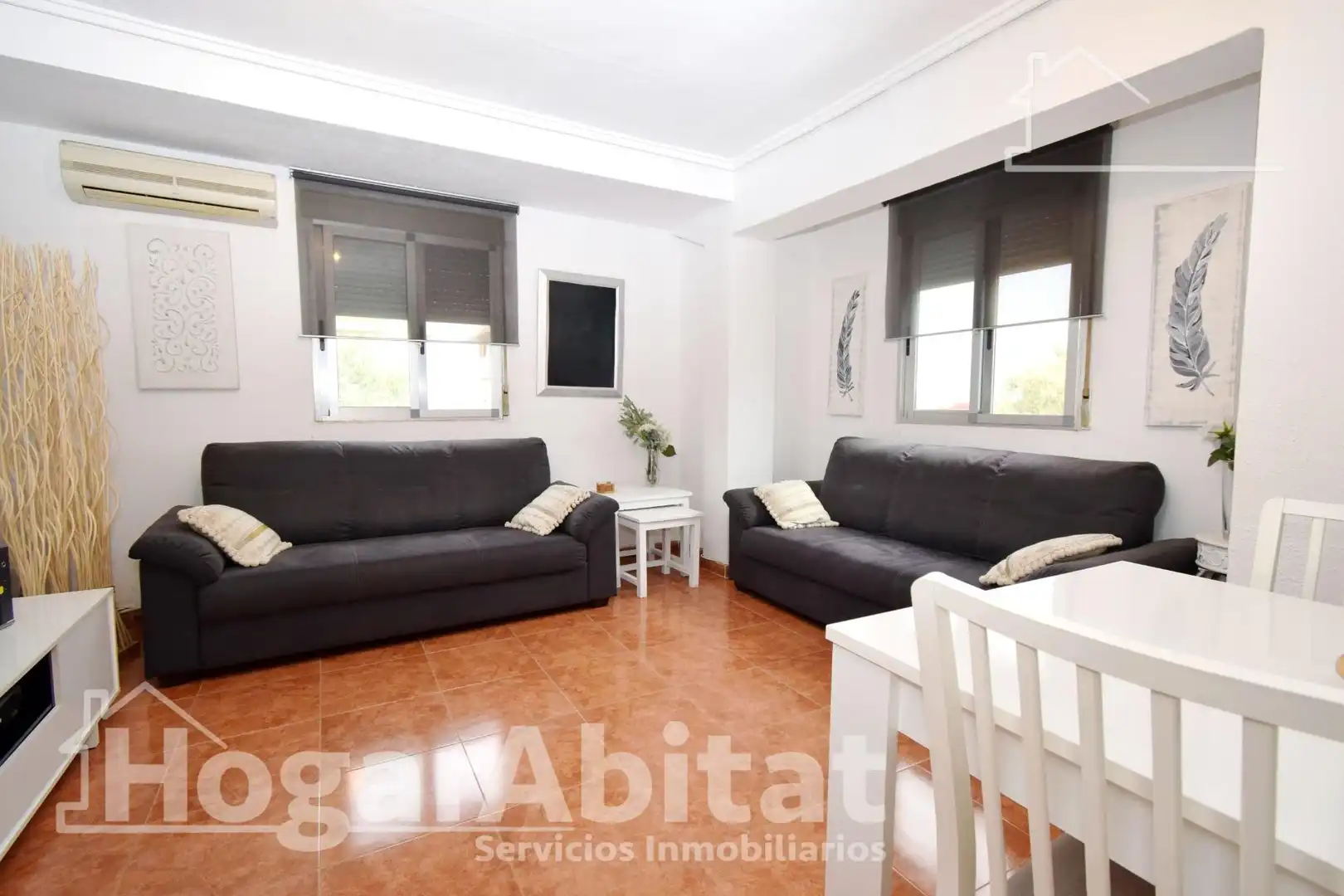 Wohnzimmer von Wohnung zum Verkauf in Valencia mit Klimaanlage, Heizung und Abstellraum