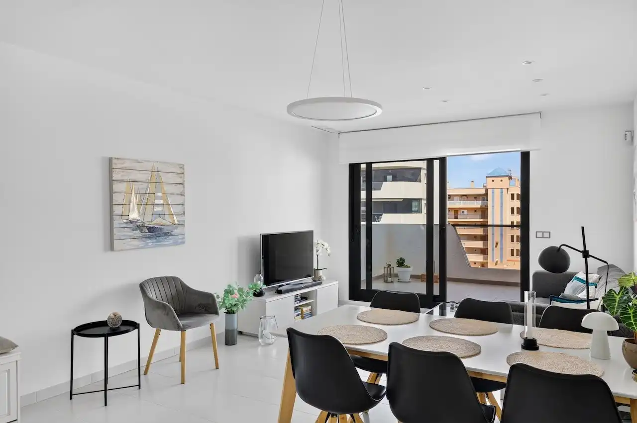 Sala de estar de Ático en venta en Elche / Elx con Aire acondicionado, Calefacción y Jardín privado