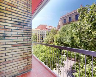 Balcony of Apartment for sale in  Barcelona Capital  with Air Conditioner, Heating and Terrace