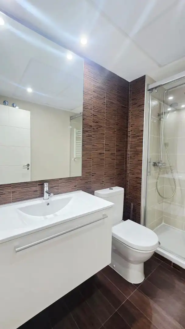 Baño de Ático de alquiler en Madrid con Aire acondicionado, Calefacción y Terraza