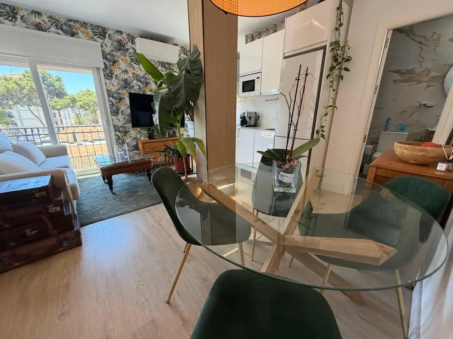 Esszimmer von Wohnungen zum Verkauf in Torremolinos mit Klimaanlage, Heizung und Terrasse