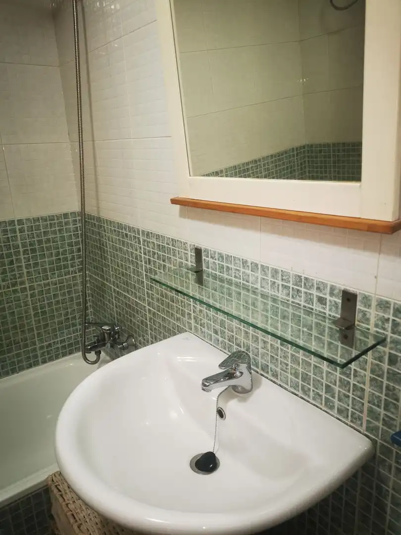 Baño de Apartamento de alquiler en Salamanca con Calefacción, Parquet y Amueblado
