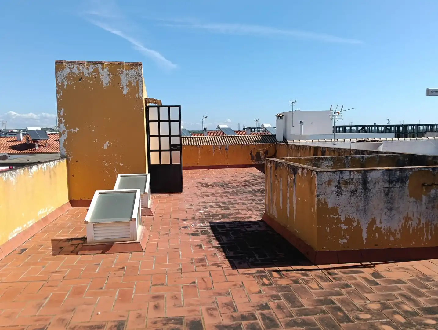 Terrasse von Wohnung zum Verkauf in Villaverde del Río mit Terrasse und Balkon