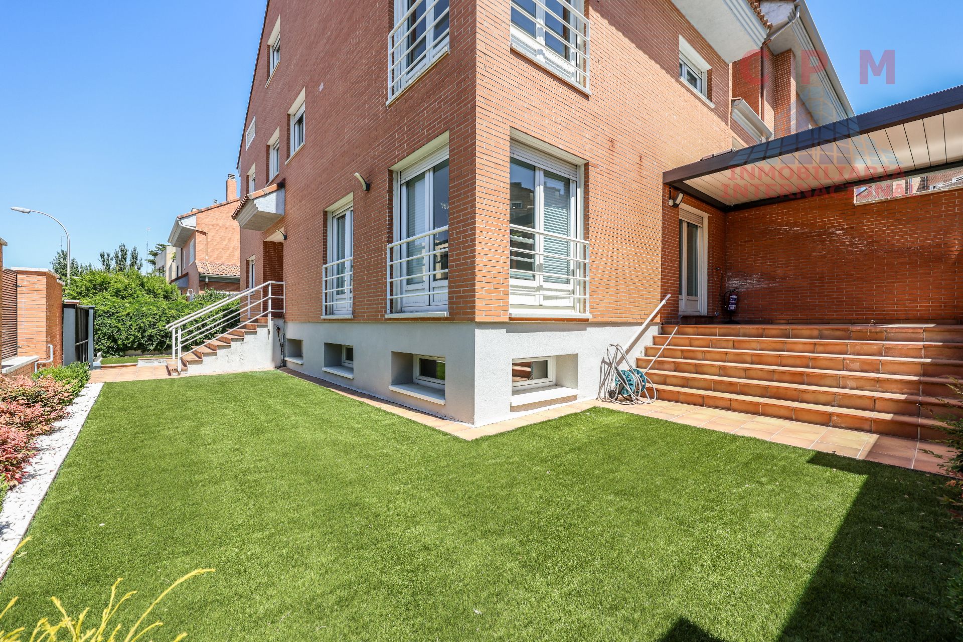 Exterior view of Single-family semi-detached to rent in  Madrid Capital  with Air Conditioner, Heating and Private garden