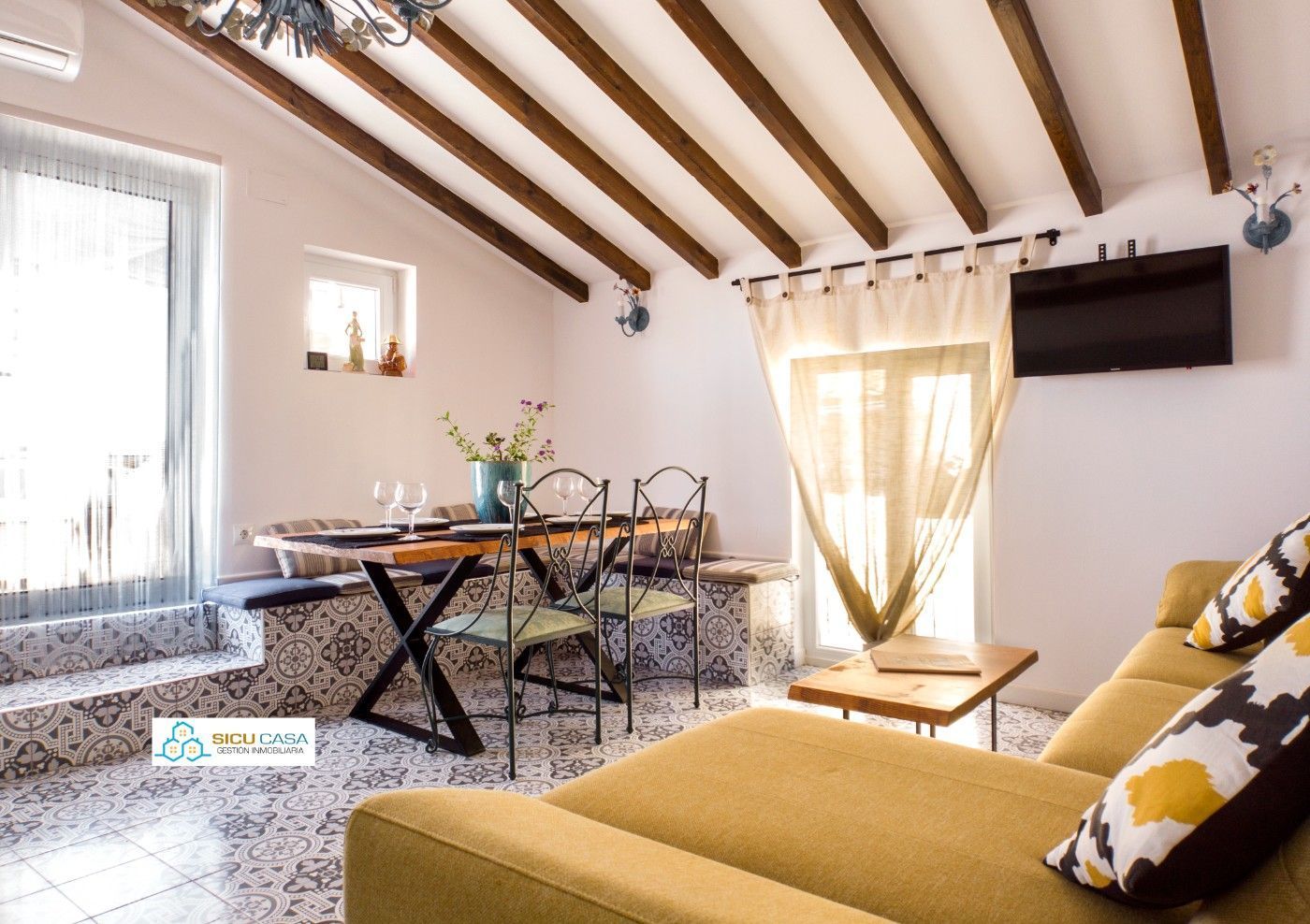 Dining room of House or chalet for sale in Jijona / Xixona  with Air Conditioner, Terrace and Storage room