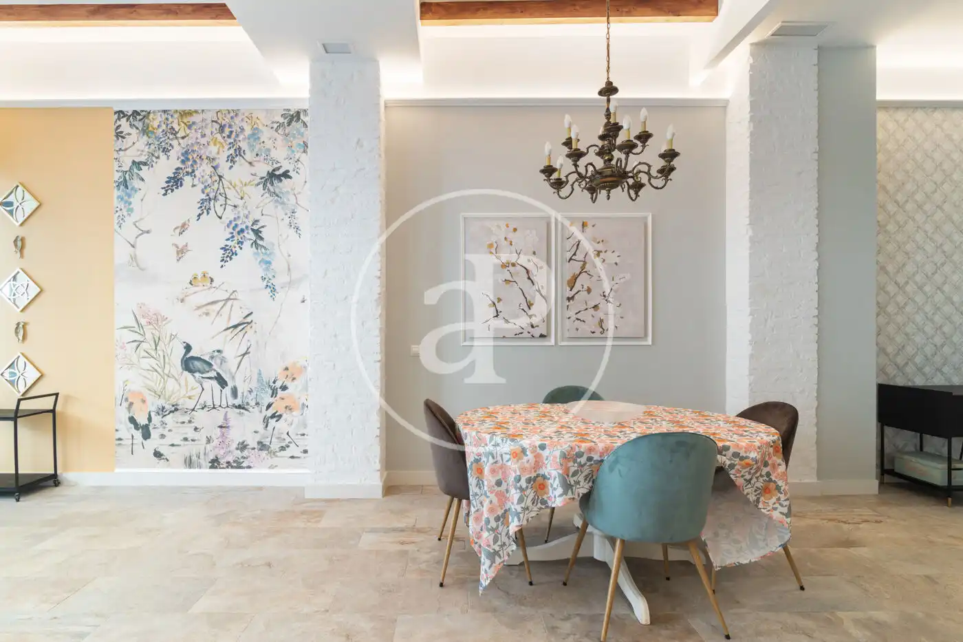 Esszimmer von Wohnung zum Verkauf in Valencia mit Klimaanlage, Heizung und Terrasse
