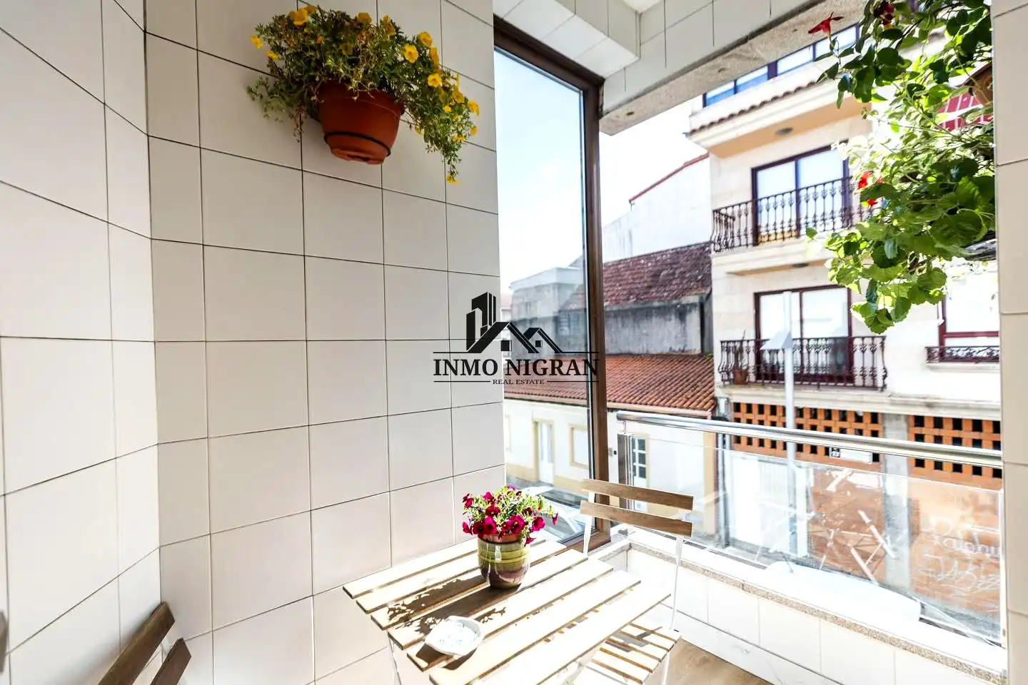 Balcony of Flat for rent in Bueu  with Furnished and Balcony