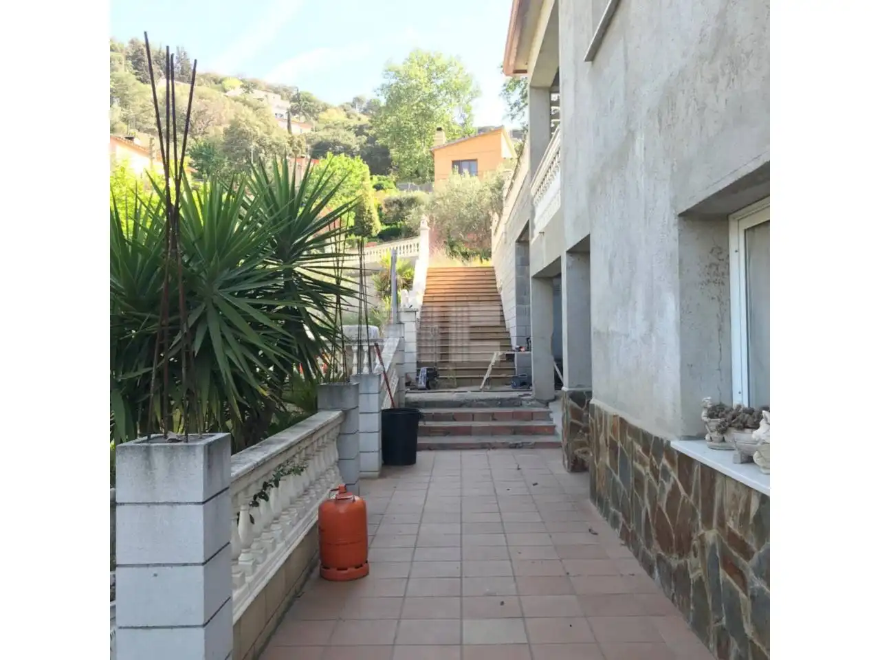 Vista exterior de Casa o chalet en venta en Vilanova del Vallès con Jardín privado, Terraza y Piscina