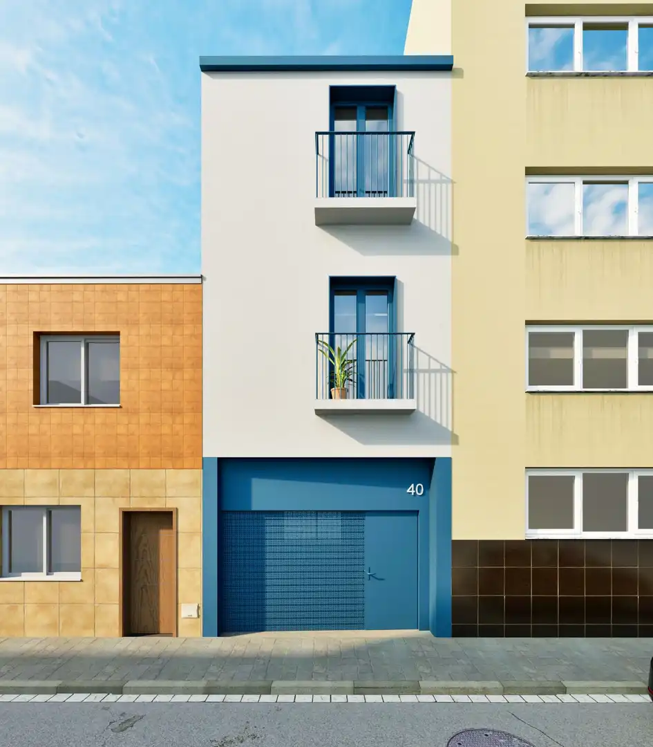 Außenansicht von Maisonette zum Verkauf in Terrassa mit Klimaanlage, Heizung und Privatgarten