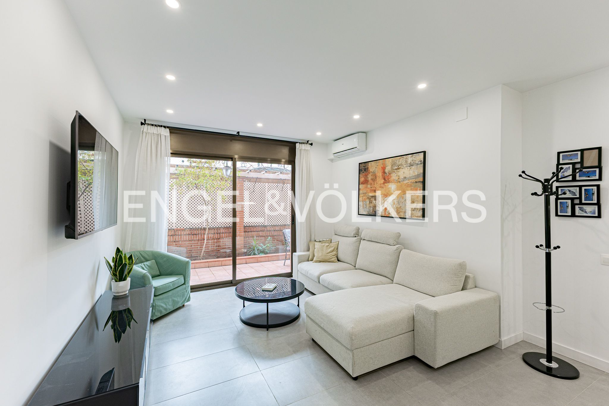 Sala de estar de Piso en venta en  Barcelona Capital con Aire acondicionado, Calefacción y Terraza