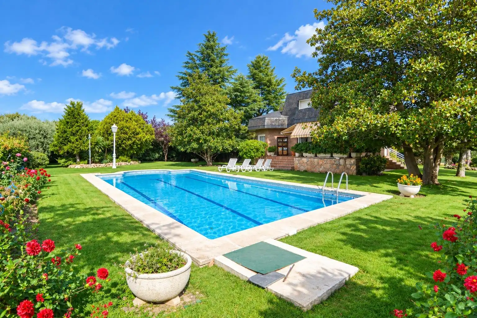 Swimming pool of Houses for sale in Valdepastores - Las Encinas