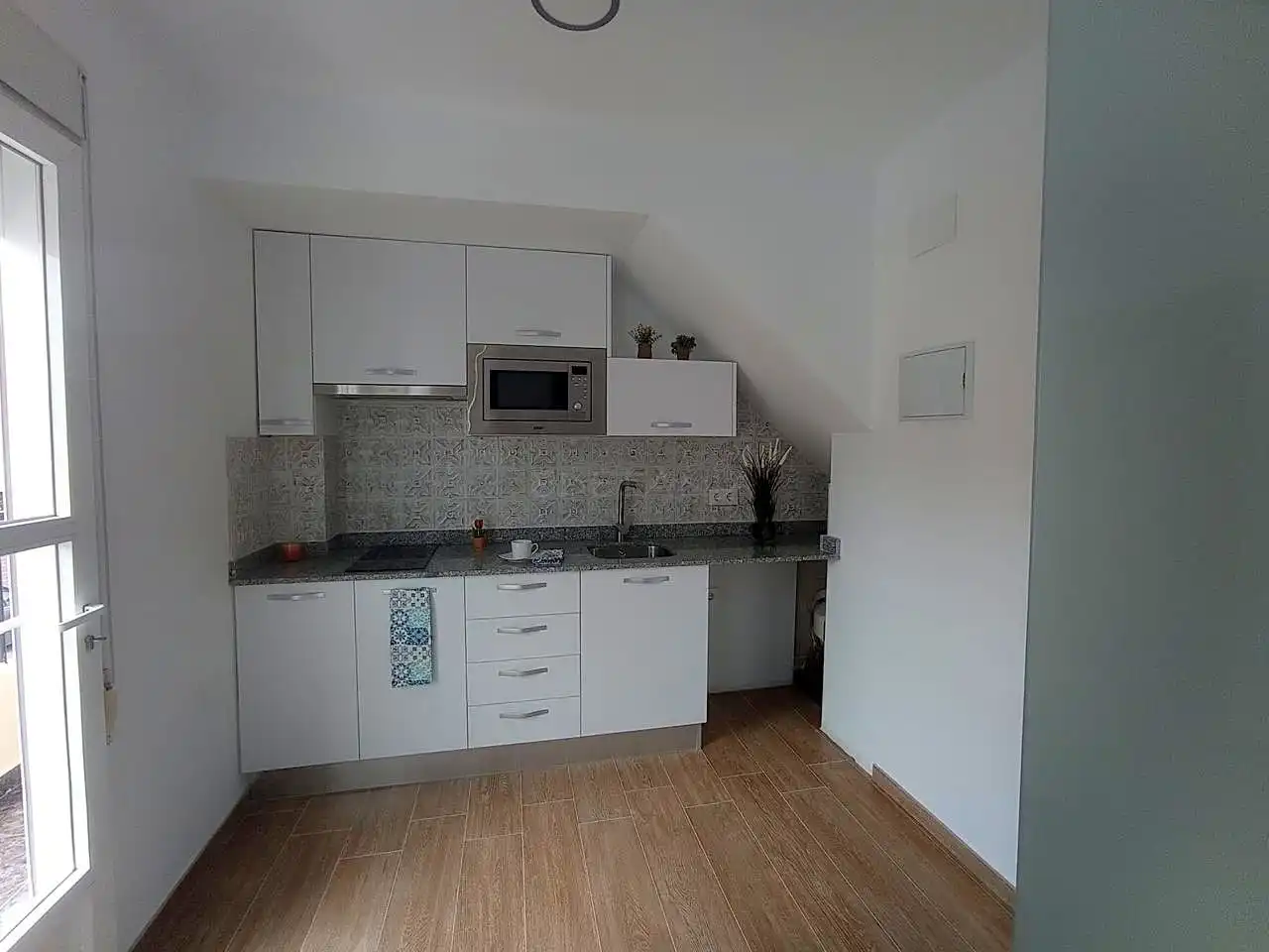 Küche von Wohnung zur Miete in Moncada mit Klimaanlage, Möbliert und Balkon