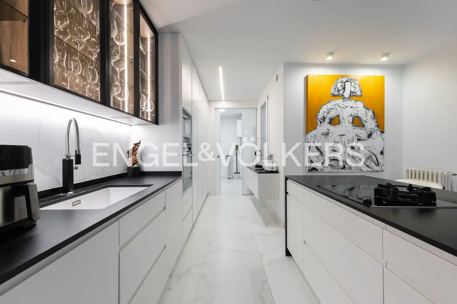 Cocina de Apartamento en venta en Valencia con Aire acondicionado, Calefacción y Parquet