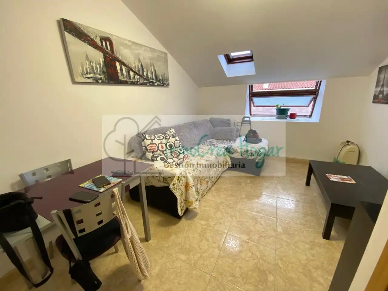 Wohnzimmer von Wohnung zum Verkauf in Nigrán mit Heizung und Möbliert