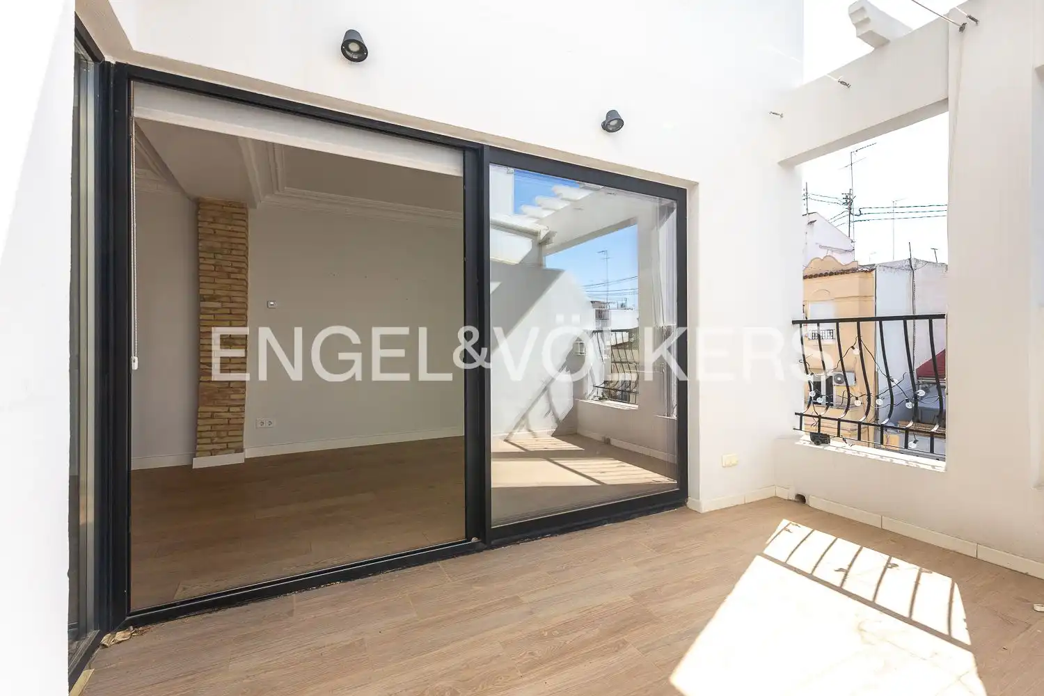Terrace of Attic for rent in Valencia  with Air Conditioner, Heating and Terrace