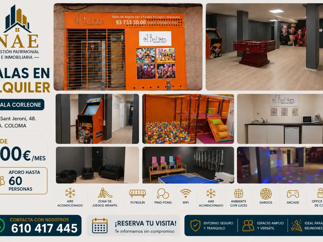 Local de alquiler en Barcelona con Aire acondicionado, Calefacción y Parquet