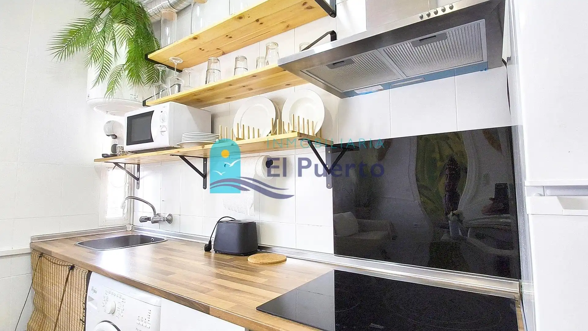 Cocina de Apartamento en venta en Águilas con Aire acondicionado y Amueblado